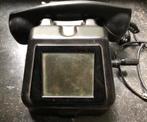 Vintage zwart bakeliet telefoon met draaihandel, Ophalen of Verzenden, Overige typen