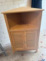 Hoekkast bamboe, Huis en Inrichting, Kasten | Overige, Ophalen, Zo goed als nieuw
