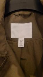 Groene Trenchcoat - Paar keer gedragen, H&M, Ophalen of Verzenden, Zo goed als nieuw, Maat 34 (XS) of kleiner