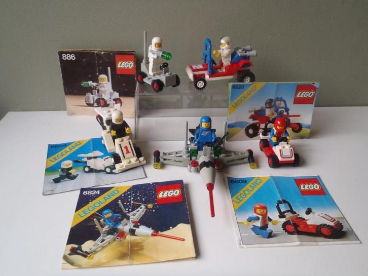 LEOGOLAND SET 6609+set 6528+ set 6824+ set 886, Kinderen en Baby's, Speelgoed | Duplo en Lego, Gebruikt, Lego, Complete set, Ophalen of Verzenden