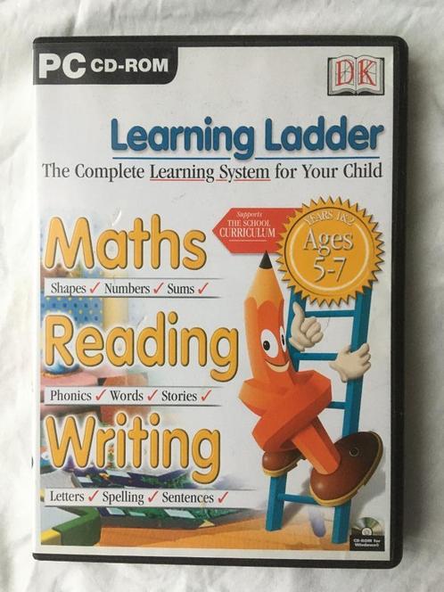 Math, Reading, Writing, English, Science op 3 PC CD-ROMs, 5+, Computers en Software, Educatie- en Cursussoftware, Zo goed als nieuw