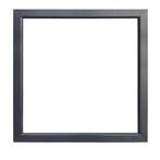 Vast Raam Kozijn | Kunststof | 100 X 100 Cm | Antraciet RAL, Niet ingevuld, Kunststof, Raamkozijn, Niet ingevuld