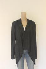 Beate Heymann zwart suedine vest maat 42, ., Zwart, Maat 42/44 (L), Zo goed als nieuw