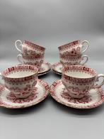 Seltmann Weiden Theresia Rood kop en schotels 12 delige set, Antiek en Kunst, Antiek | Servies los, Ophalen of Verzenden