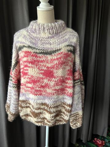 Gebreide Alpaca /katoen Trui maat L beschikbaar voor biedingen