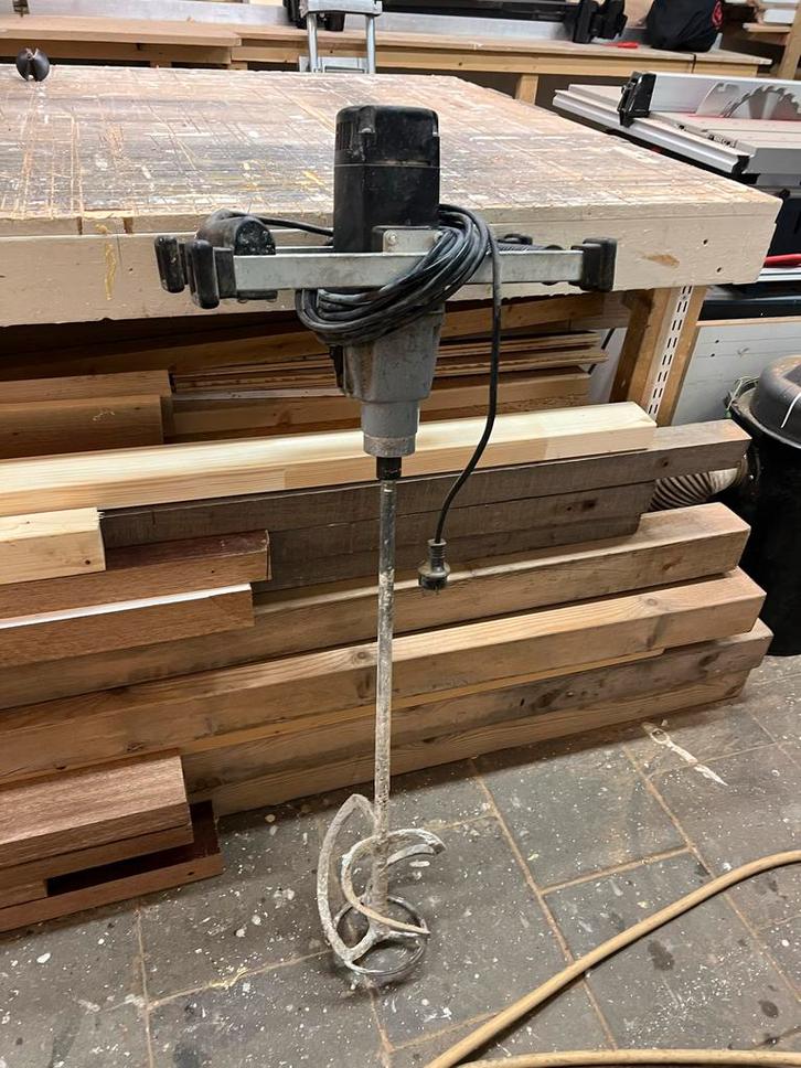 Betonmixer - Krachtige menger voor diverse klussen, Doe-het-zelf en Verbouw, Gereedschap | Schuurmachines, Gebruikt, Ophalen