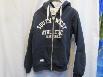 blauwe hoodie vest langharig fleece gevoerd mt L Southwest beschikbaar voor biedingen