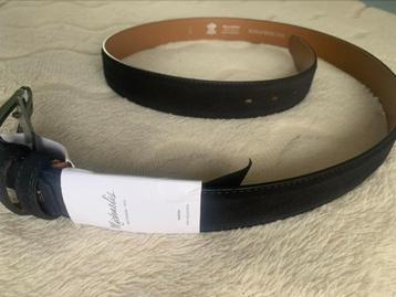 Heren riem Navy suede nieuw beschikbaar voor biedingen
