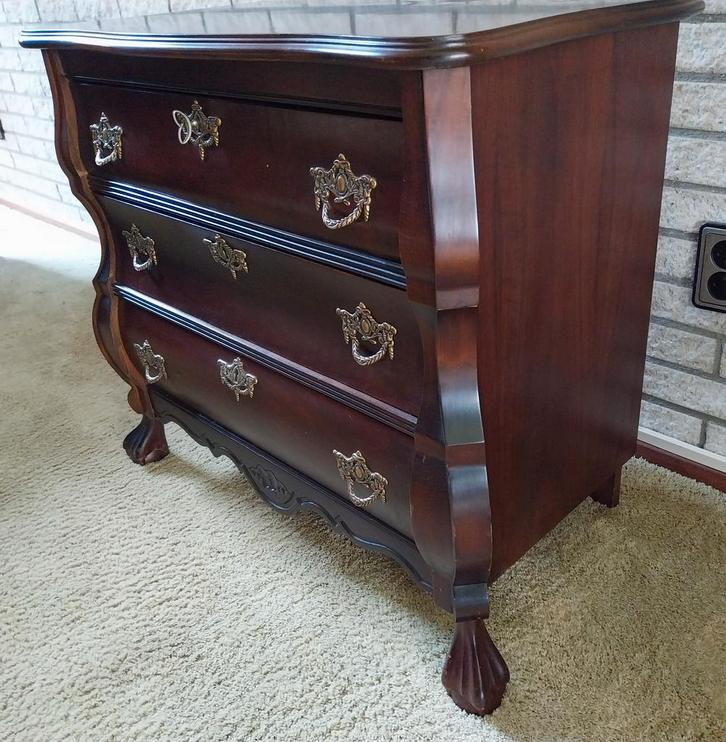 Vintage Commode Jaren 50 Louis XV Stijl, Huis en Inrichting, Kasten | Dressoirs, Gebruikt, 50 tot 100 cm, 25 tot 50 cm, Met lade(s)