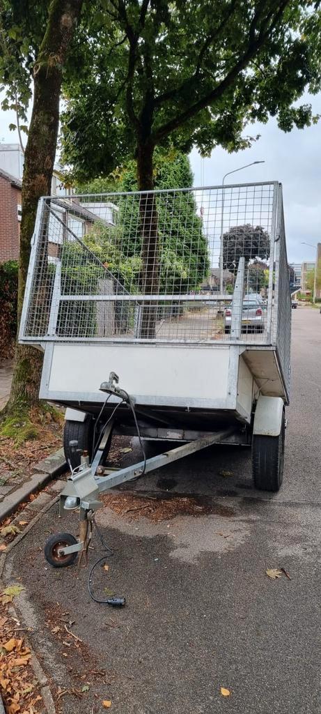 Ongeremde enkel asser met kiep functie en loofrekken, Auto diversen, Aanhangers en Bagagewagens, Gebruikt, Ophalen