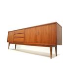 Vintage design dressoir jaren '60 '70 retro midcentury kast, Verzenden, Gebruikt, 25 tot 50 cm, 150 tot 200 cm