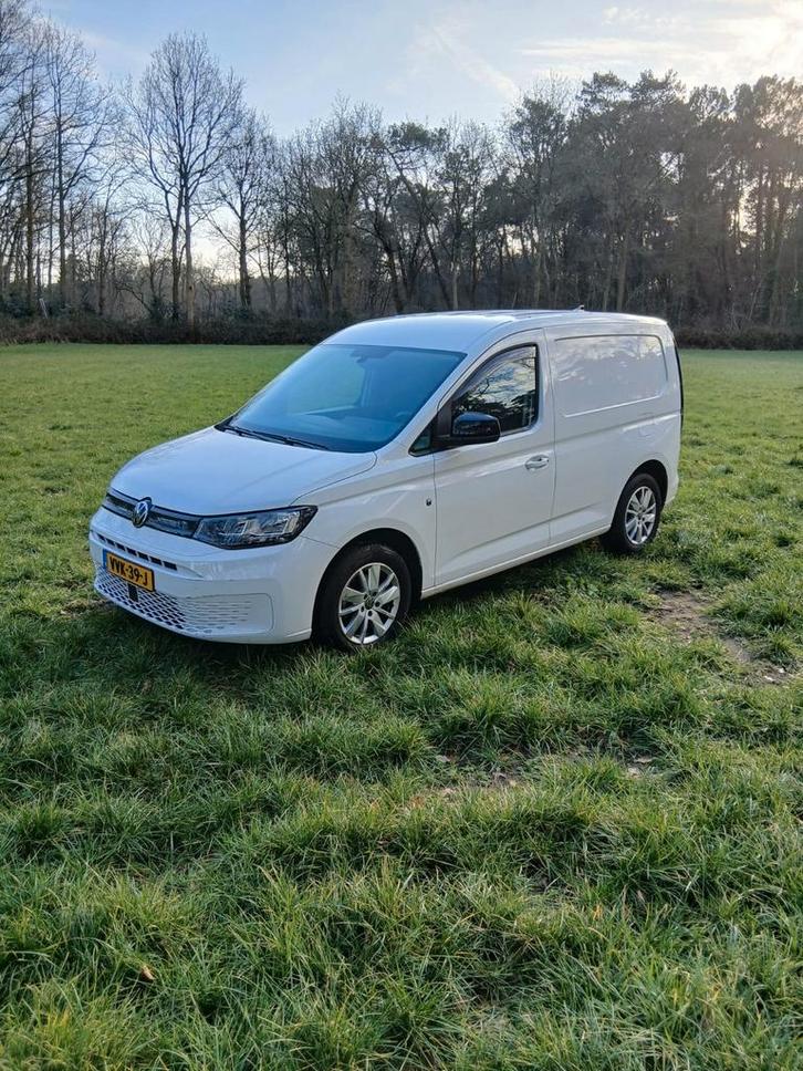 Volkswagen Caddy Cargo Style 2023 Wit, Auto's, Bestelauto's, Particulier, Airbags, Airconditioning, Android Auto, Apple Carplay
