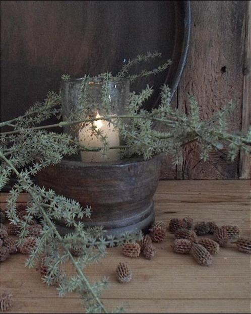 12423 V Oude houten vijzel M, Antiek en Kunst, Antiek | Woonaccessoires, Verzenden