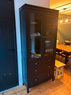 Ikea Hemnes vitrinekast ladekast, Huis en Inrichting, Kasten | Vitrinekasten, Ophalen, Glas, Ikea Hemnes, 50 tot 100 cm