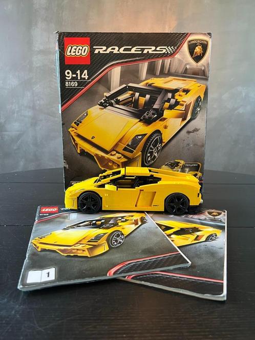 Lego Racers Lamborghini Gallardo LP560-4 - 8169, Kinderen en Baby's, Speelgoed | Duplo en Lego, Gebruikt, Lego, Complete set, Ophalen of Verzenden