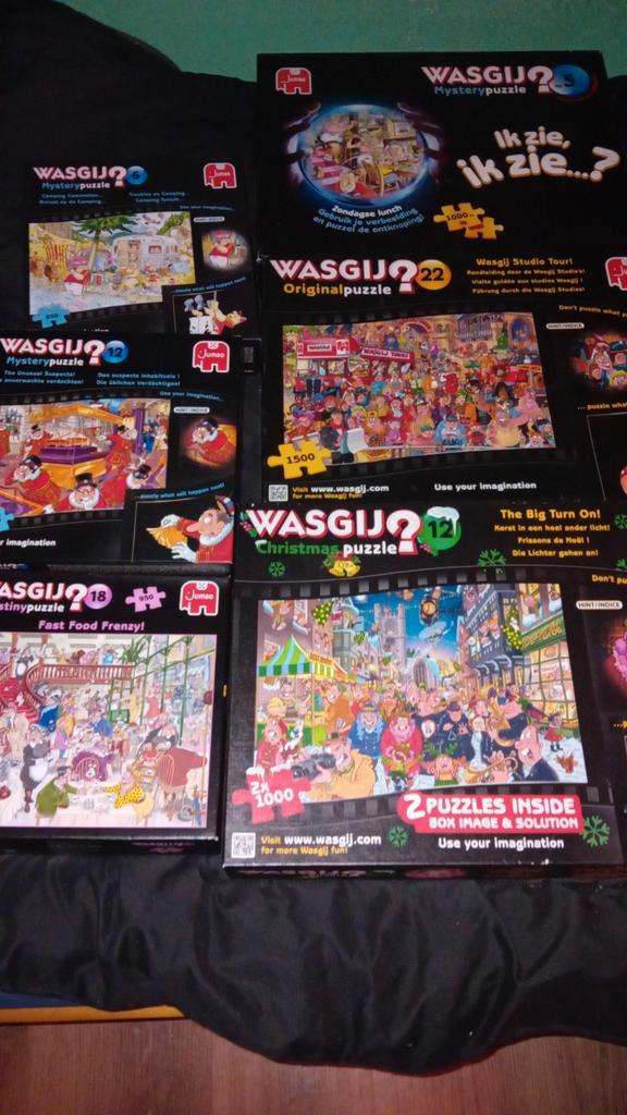 Wasgij te koop ruilen mag ook, Hobby en Vrije tijd, Denksport en Puzzels, Zo goed als nieuw, Legpuzzel, 500 t/m 1500 stukjes, Ophalen of Verzenden