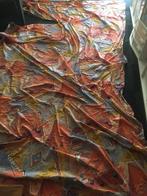 stof oranje met motieven kleding gordijn, 120 cm of meer, 200 cm of meer, Oranje, Ophalen of Verzenden