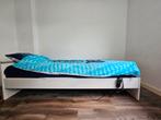 Ledikant, Ophalen, 90 cm, Eenpersoons, Wit