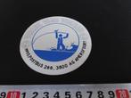 sticker hengelsport NVVS amersfoort vrije tijd vistijd werp*, Ophalen, Zo goed als nieuw, Bedrijf of Vereniging