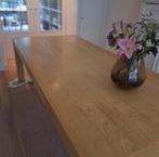 Luxe Linteloo Zigs Eettafel/Bureau, Klassiek modern, 100 tot 150 cm, Eikenhout, 200 cm of meer