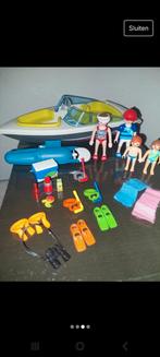 Playmobil speedboot met motor, Ophalen of Verzenden, Zo goed als nieuw, Complete set