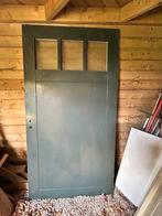 Garagedeuren Meranti, Doe-het-zelf en Verbouw, Ophalen, Garagedeur, Zo goed als nieuw, 120 cm of meer