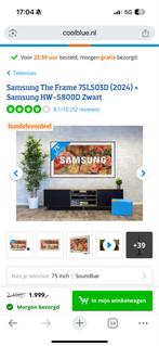 Samsung The Frame 75LS03D (2024) nieuw in doos! 75 Inch, Ophalen, QLED, Nieuw, 120 Hz