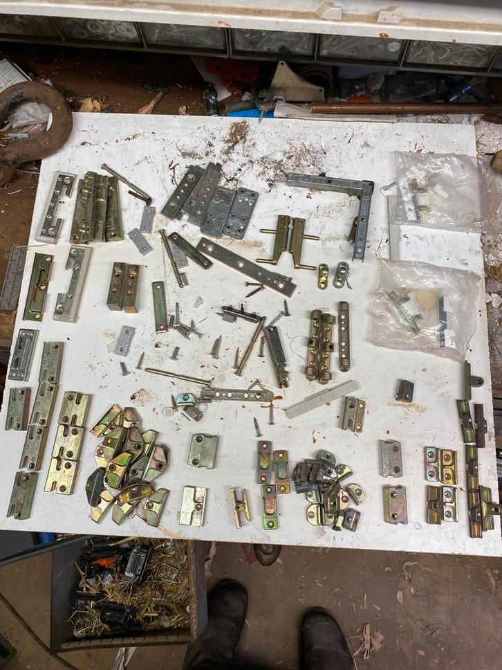 Draaikiepraam onderdelen 324 stuks ., Antiek en Kunst, Antiek | Gereedschap en Instrumenten, Ophalen of Verzenden