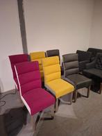 Set van 6 Habufa stoelen eenmalig ophalen als set voor €75,-, Huis en Inrichting, Stoelen, Ophalen, Overige kleuren, Nieuw, Stof