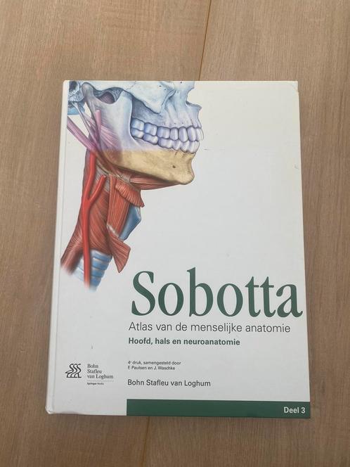 Sobotta atlas- deel 3: Hoofd, hals en Neutoanatomie, Boeken, Schoolboeken, Nieuw, Ophalen of Verzenden