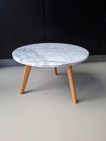 Zuiver Bijzettafel - marmer blad / White stone beschikbaar voor biedingen