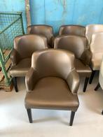 Bronskleurige eetstoelen set 5, Huis en Inrichting, Stoelen, Ophalen, Zo goed als nieuw, Vijf, Zes of meer stoelen