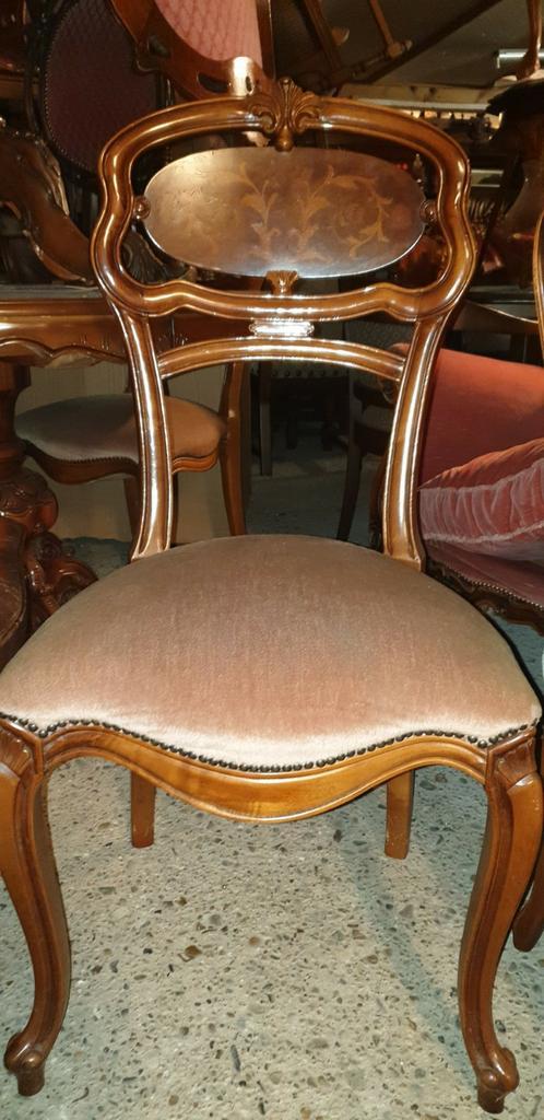 4 Italiaanse barok eetkamer stoelen, Antiek en Kunst, Antiek | Meubels | Stoelen en Banken, Ophalen