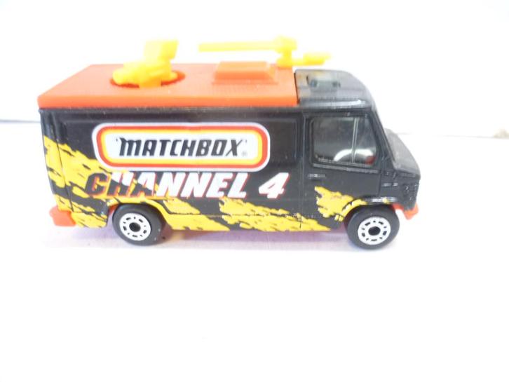 Matchbox opschrift Matchbox Channel 4 nieuwstaat modelauto., Hobby en Vrije tijd, Modelauto's | Overige schalen, Nieuw, Auto, Ophalen of Verzenden