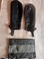 Zgan zwarte chaps Fouganza maat m, Ophalen of Verzenden, Zo goed als nieuw, Schoeisel