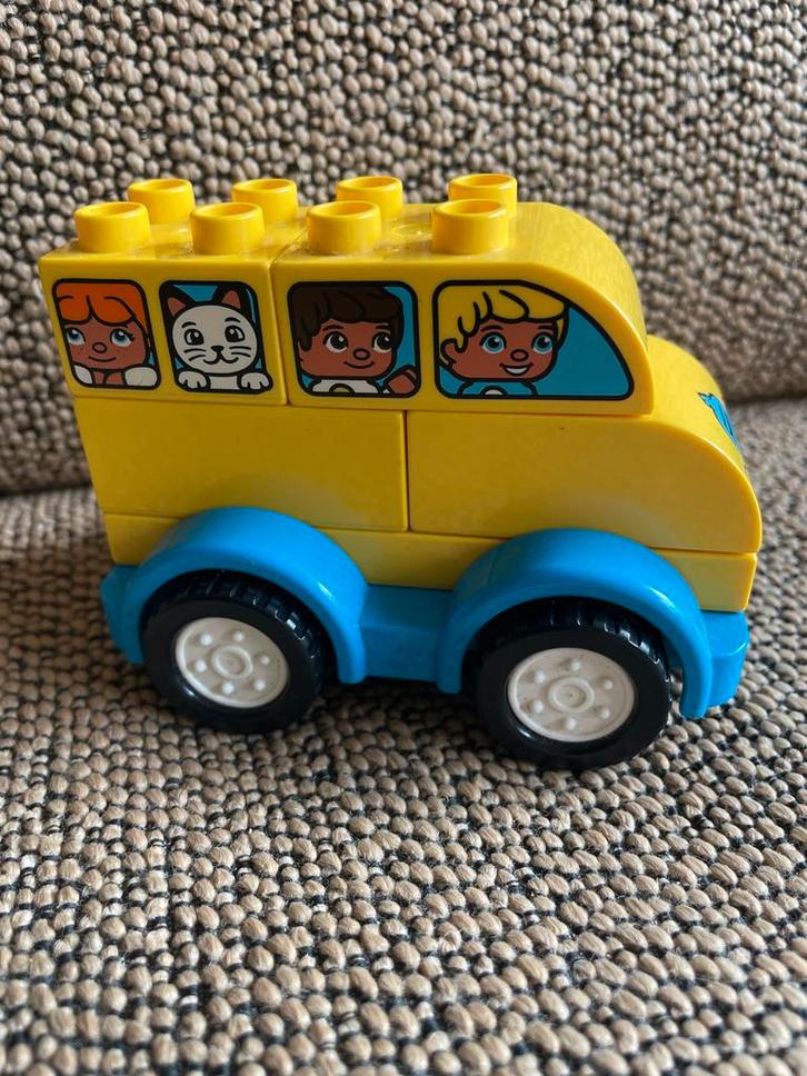 Duplo Schoolbus - Klaar voor Avontuur!, Kinderen en Baby's, Speelgoed | Duplo en Lego, Zo goed als nieuw, Duplo, Complete set