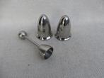 Vintage Chrome Peper & Zoutvaatje Deens design '70, Ophalen of Verzenden, Zo goed als nieuw