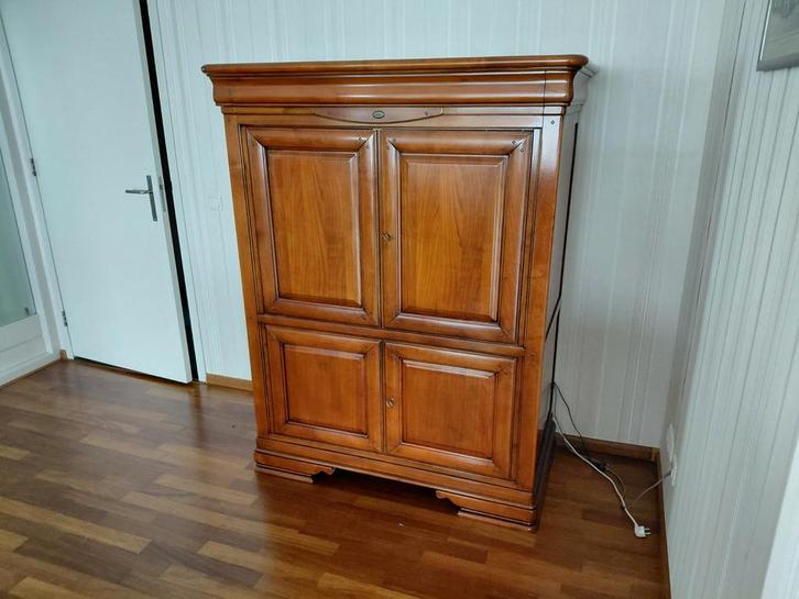 Mooie computerkast van hout, Huis en Inrichting, Kasten | Computermeubels, Gebruikt, 120 tot 170 cm, 70 tot 120 cm, 40 tot 80 cm