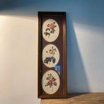 Vintage Schilderijtje Bloemen 44x15, Huis en Inrichting, Woonaccessoires | Schilderijen, Tekeningen en Foto's, Gebruikt, Oorspronkelijke maker