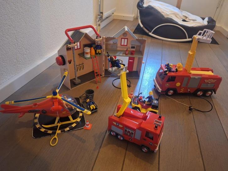 Super leuke en uitgebreide brandweerman Sam speelgoed set, Kinderen en Baby's, Speelgoed | Actiefiguren, Zo goed als nieuw, Ophalen