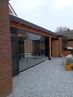 Veranda glaswanden Complete prijs € 350,- incl montage, Nieuw, Veiligheidsglas, Ophalen of Verzenden, 160 cm of meer