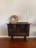 Vintage mid century vitrinekasten of drankenkastje, Ophalen, Gebruikt