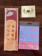 Embossing en sjabloon mallen - set van 3, Ophalen of Verzenden, Zo goed als nieuw, Overige thema's, Pons of Mal