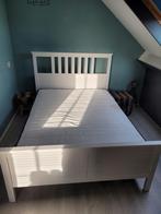 Hemnes bed en lönset lattenbodem ikea, Huis en Inrichting, Ophalen, Gebruikt, Wit, Tweepersoons