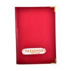 Paspoorthoes Rood Leren Paspoorthouder Reis Passport Cover, Sieraden, Tassen en Uiterlijk, Portemonnees, Nieuw, Overige merken