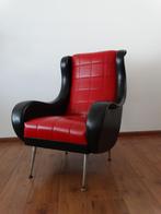 Italiaans design lounge Chair, Huis en Inrichting, Ophalen, Gebruikt, 100 tot 125 cm, Design