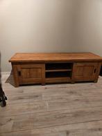 Teak houten tv meubel, Ophalen, Gebruikt, 25 tot 50 cm, Minder dan 100 cm