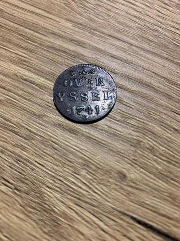 Duit Overijssel 1741 beschikbaar voor biedingen