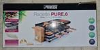 Princess Raclette Pure 8 - weinig gebruikt, Witgoed en Apparatuur, Fonduesets, Ophalen of Verzenden, Zo goed als nieuw, Elektrisch