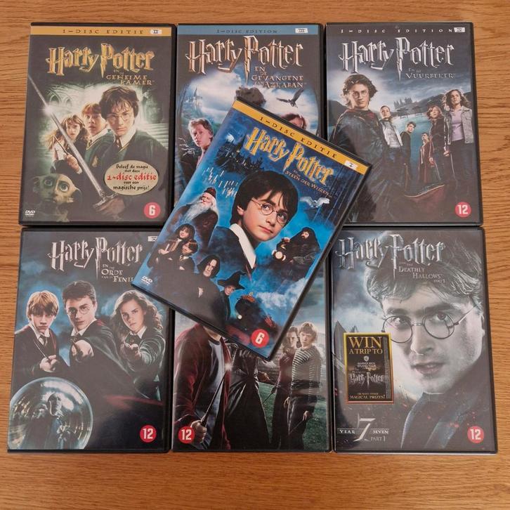 Originele Harry Potter dvd's, Cd's en Dvd's, Dvd's | Science Fiction en Fantasy, Zo goed als nieuw, Vanaf 12 jaar, Ophalen